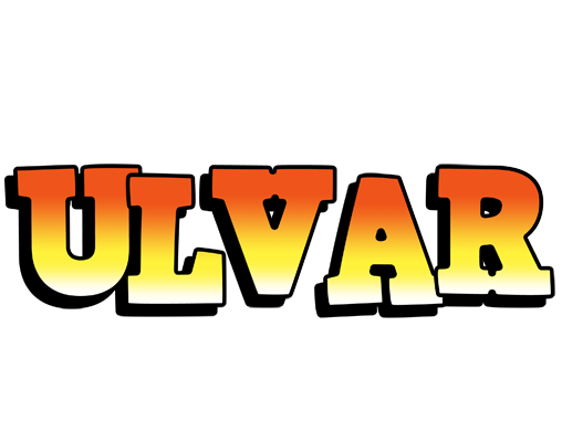 Ulvar sunset logo