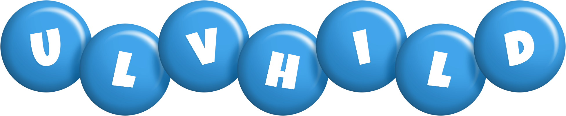 Ulvhild candy-blue logo
