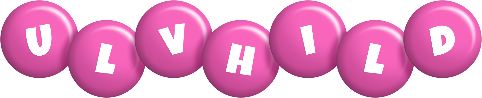 Ulvhild candy-pink logo