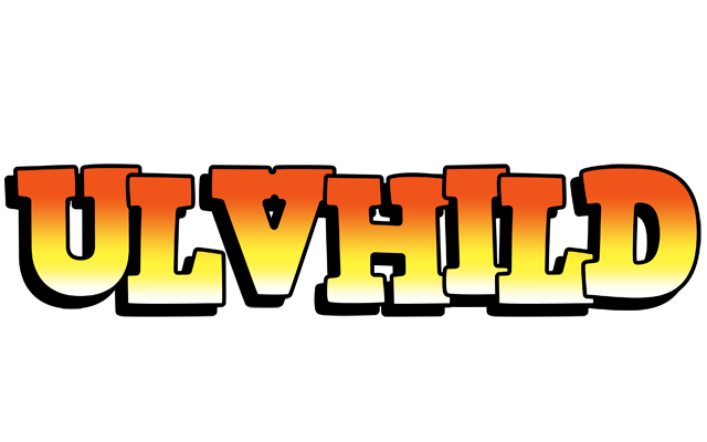 Ulvhild sunset logo