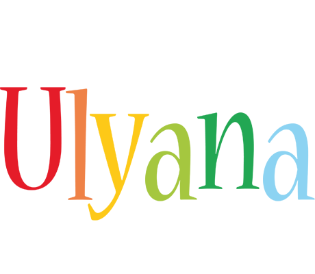 Ulyana birthday logo