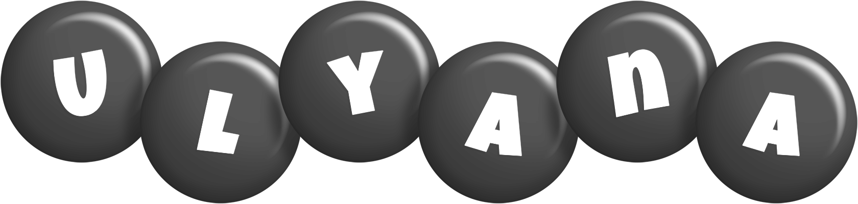 Ulyana candy-black logo