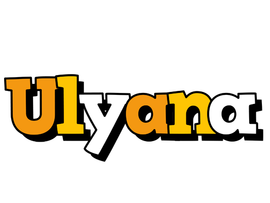 Ulyana cartoon logo