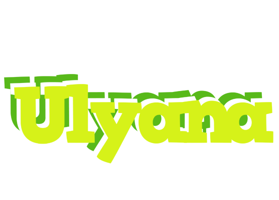 Ulyana citrus logo
