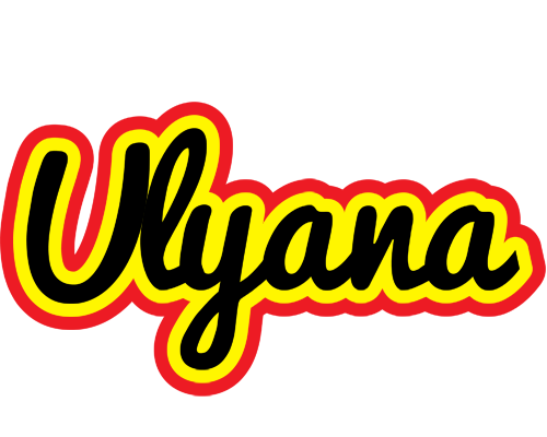 Ulyana flaming logo