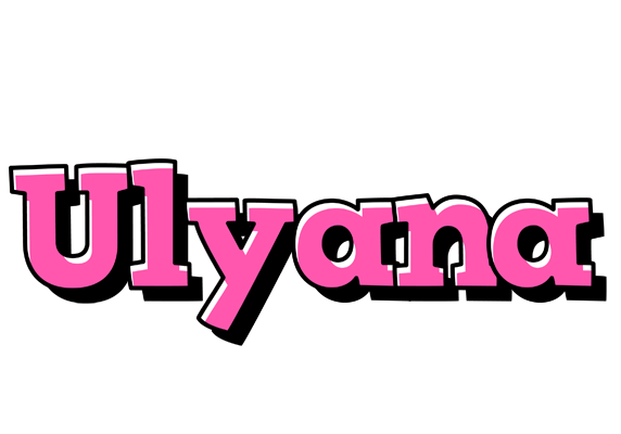 Ulyana girlish logo