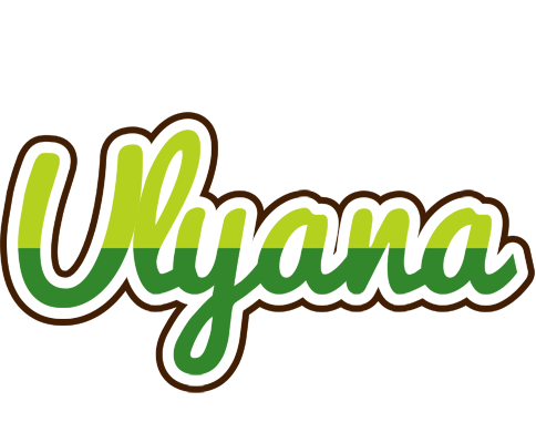 Ulyana golfing logo