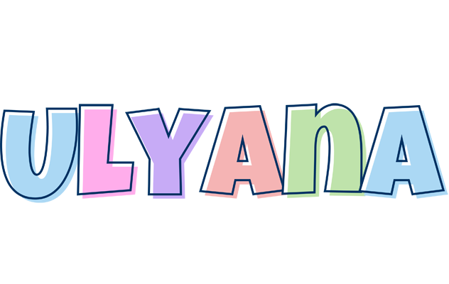 Ulyana pastel logo