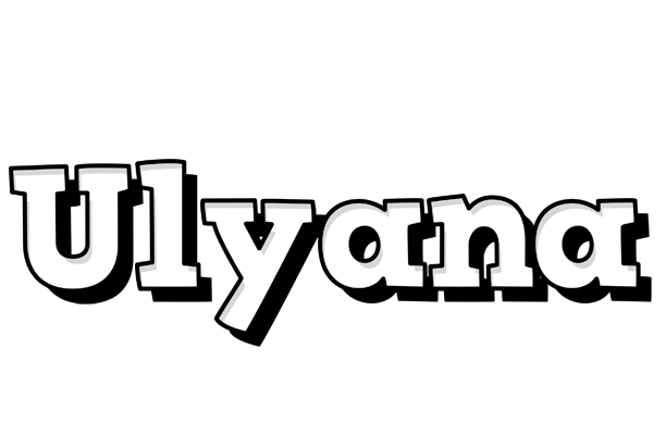 Ulyana snowing logo