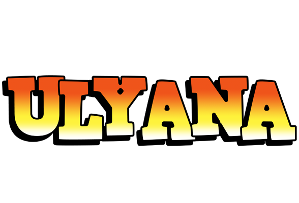 Ulyana sunset logo