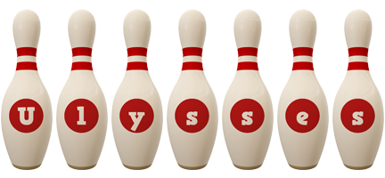 Ulysses bowling-pin logo