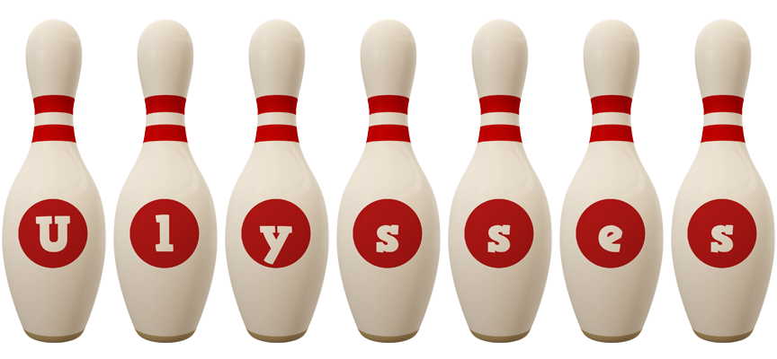 Ulysses bowling-pin logo
