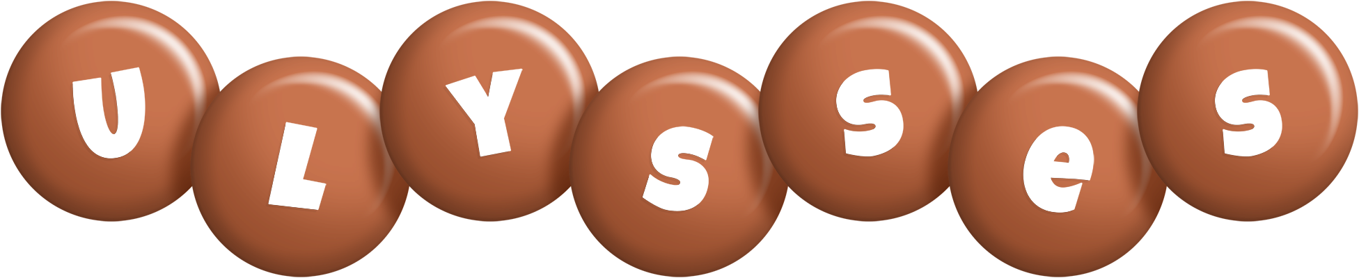 Ulysses candy-brown logo