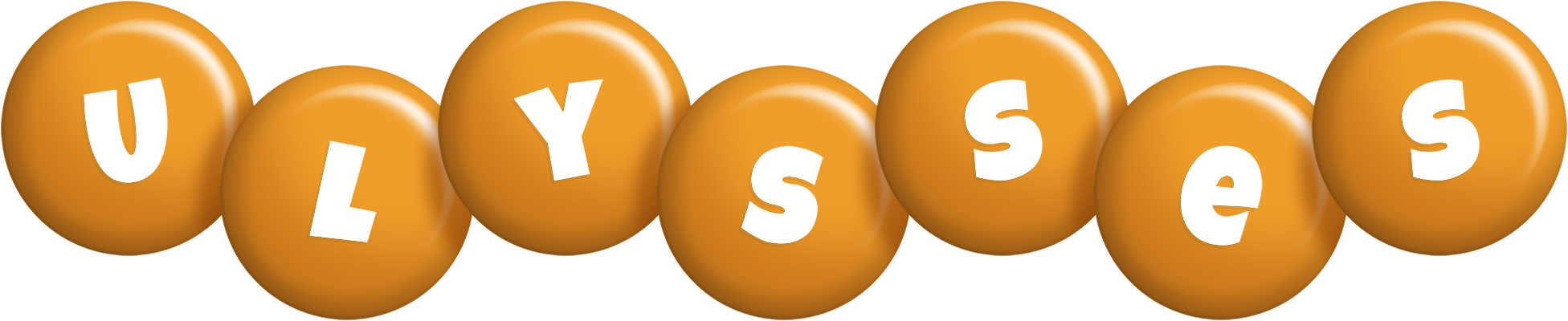 Ulysses candy-orange logo
