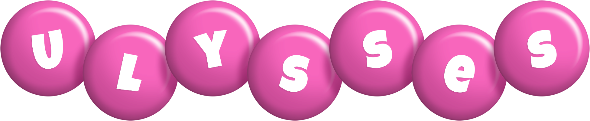 Ulysses candy-pink logo