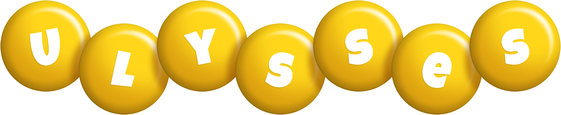 Ulysses candy-yellow logo