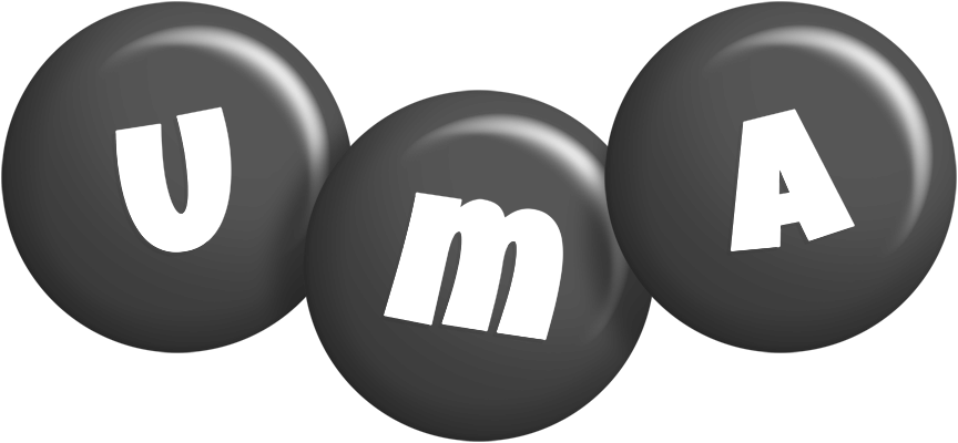 Uma candy-black logo