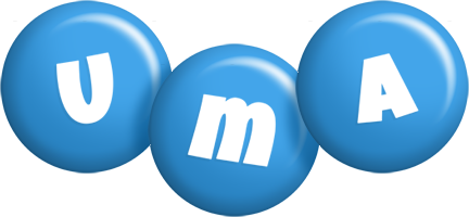 Uma candy-blue logo