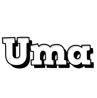 Uma snowing logo