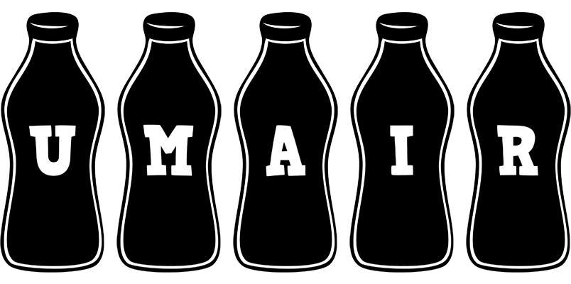 Umair bottle logo
