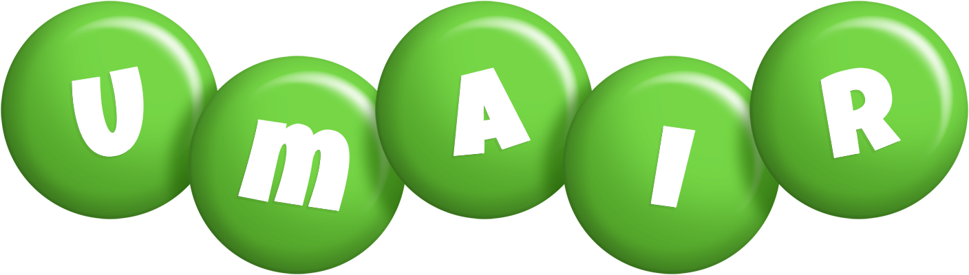 Umair candy-green logo
