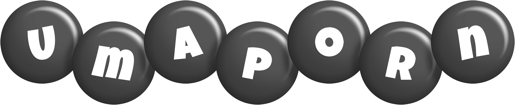 Umaporn candy-black logo