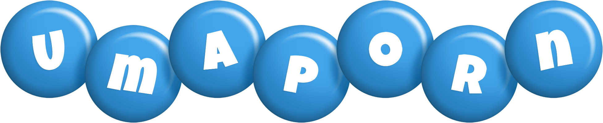 Umaporn candy-blue logo