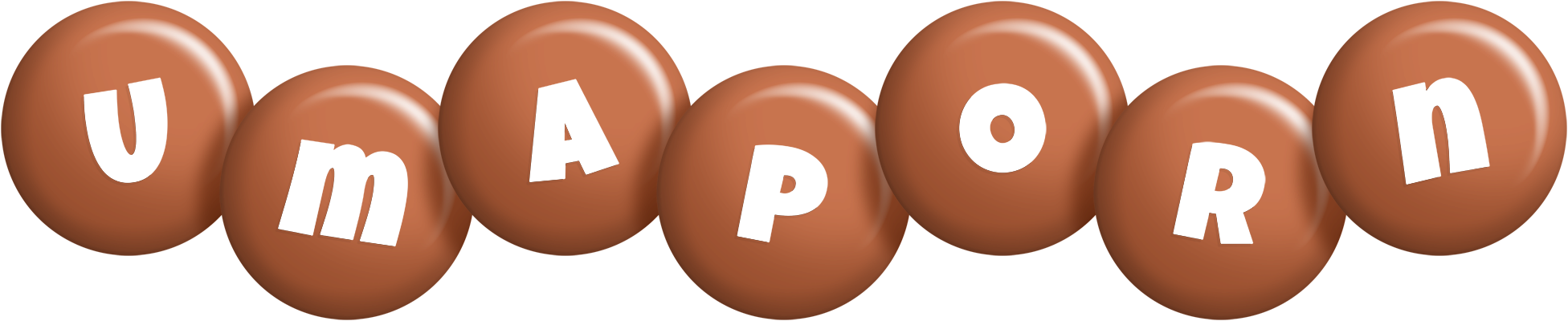 Umaporn candy-brown logo
