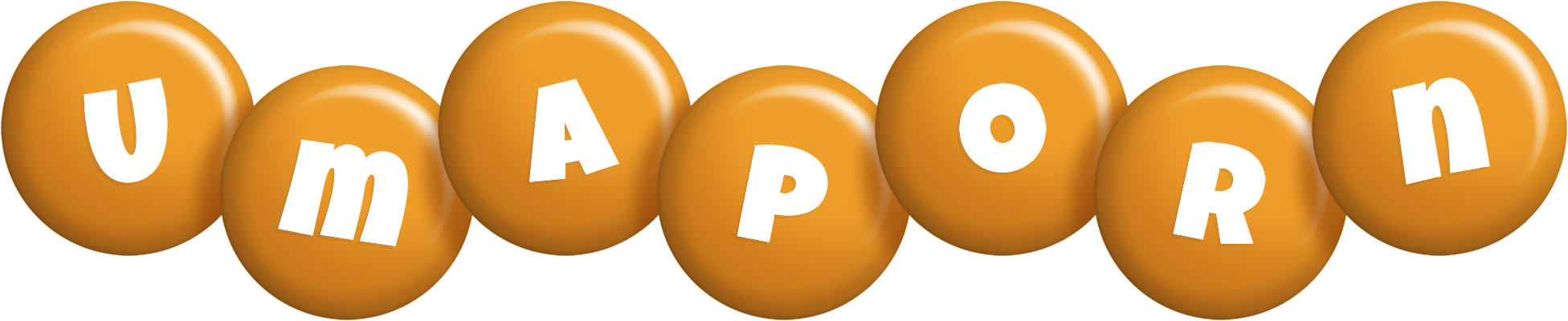 Umaporn candy-orange logo