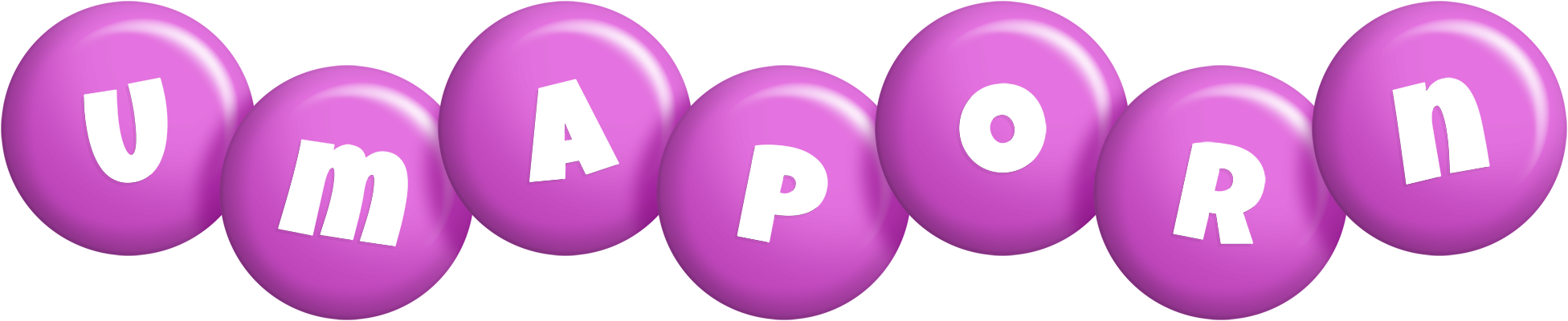 Umaporn candy-purple logo