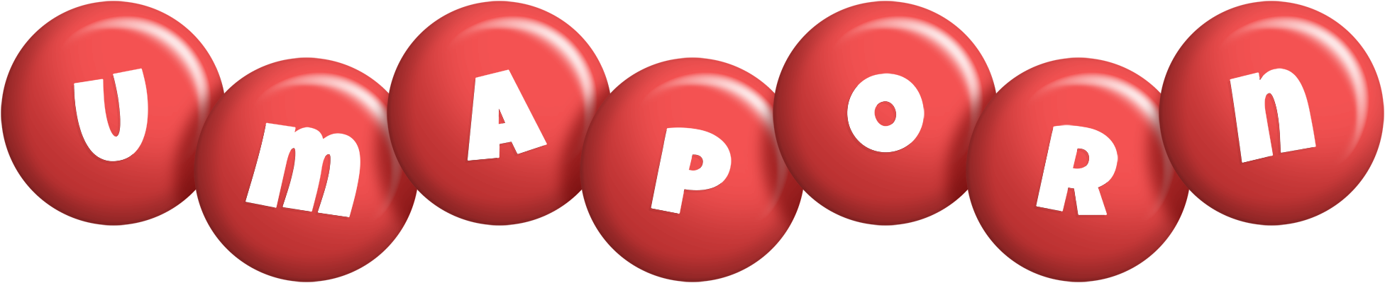 Umaporn candy-red logo