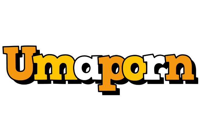 Umaporn cartoon logo