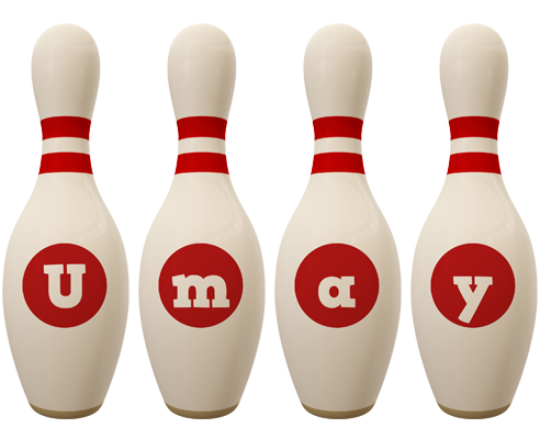 Umay bowling-pin logo