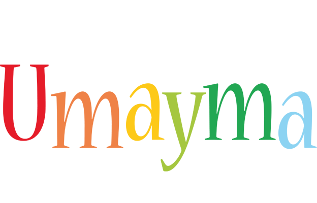 Umayma birthday logo