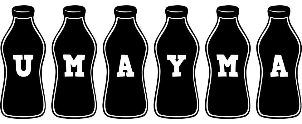 Umayma bottle logo