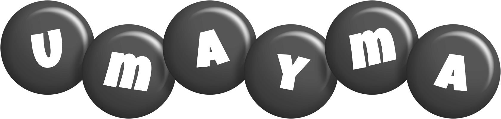 Umayma candy-black logo