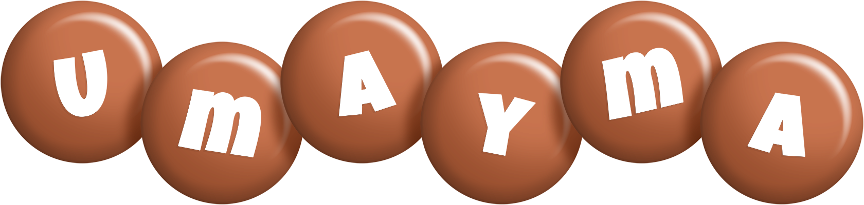Umayma candy-brown logo