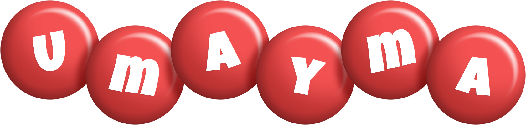 Umayma candy-red logo
