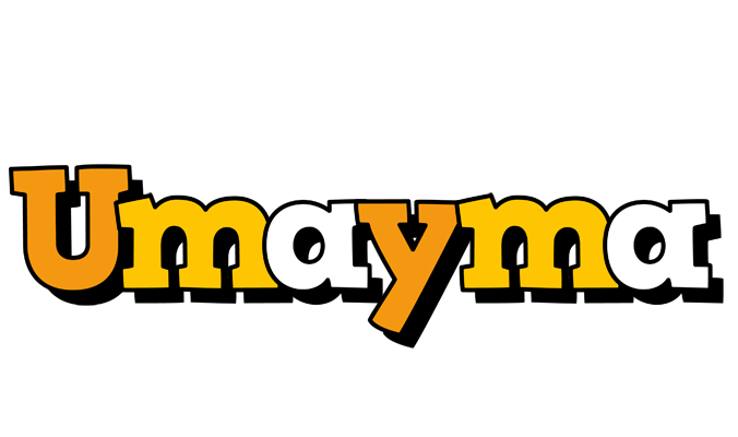 Umayma cartoon logo
