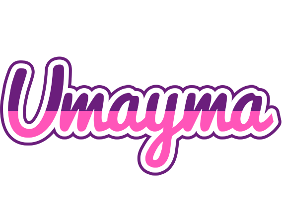 Umayma cheerful logo
