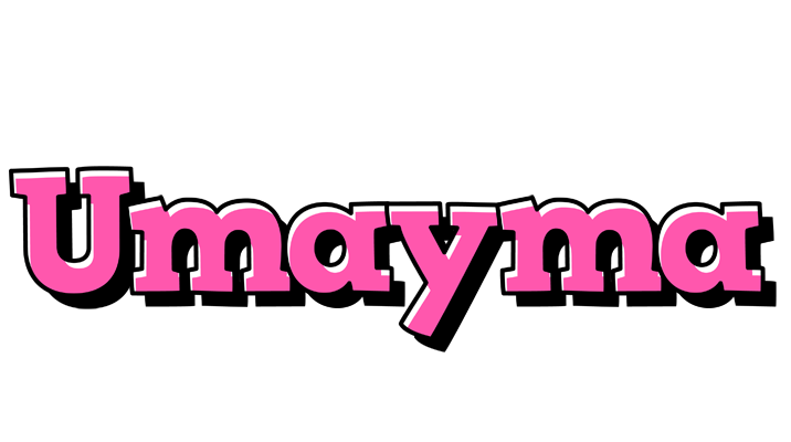Umayma girlish logo
