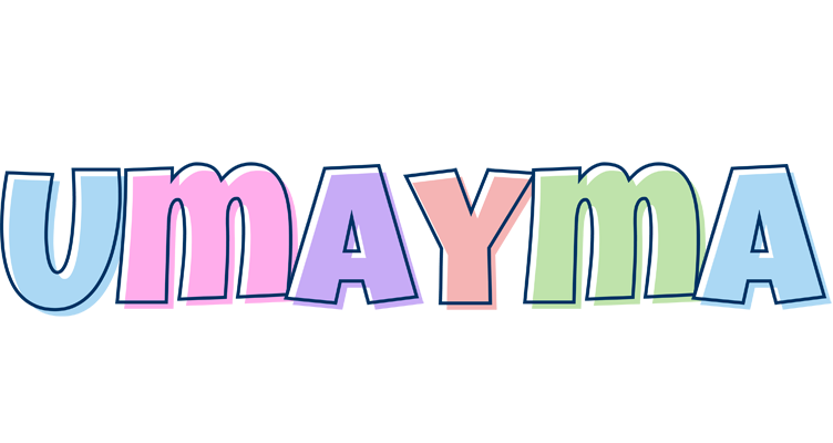 Umayma pastel logo