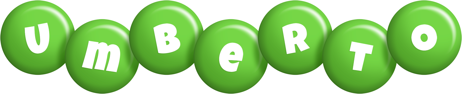 Umberto candy-green logo