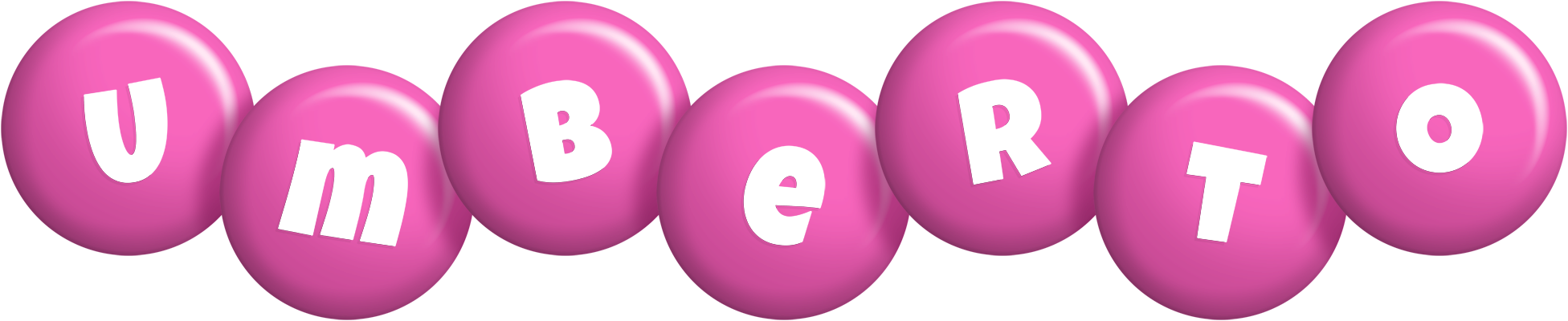 Umberto candy-pink logo