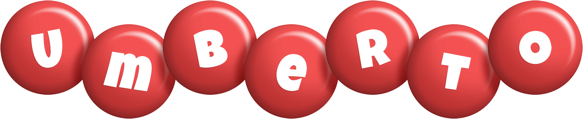 Umberto candy-red logo