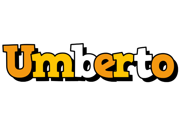 Umberto cartoon logo