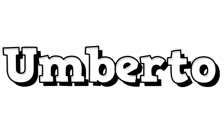 Umberto snowing logo