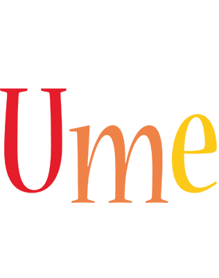 Ume birthday logo