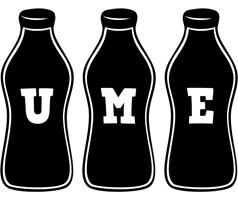 Ume bottle logo