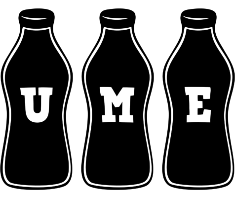 Ume bottle logo